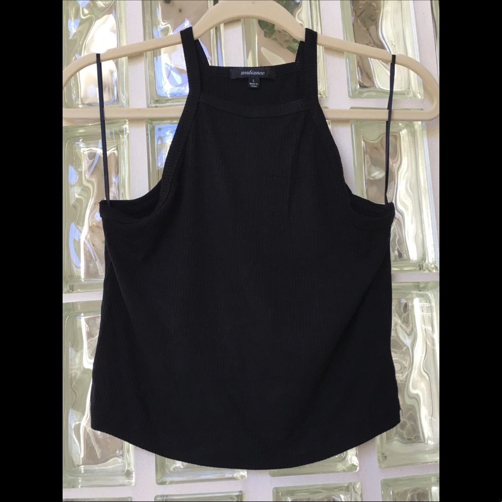 Black tank top Size:L